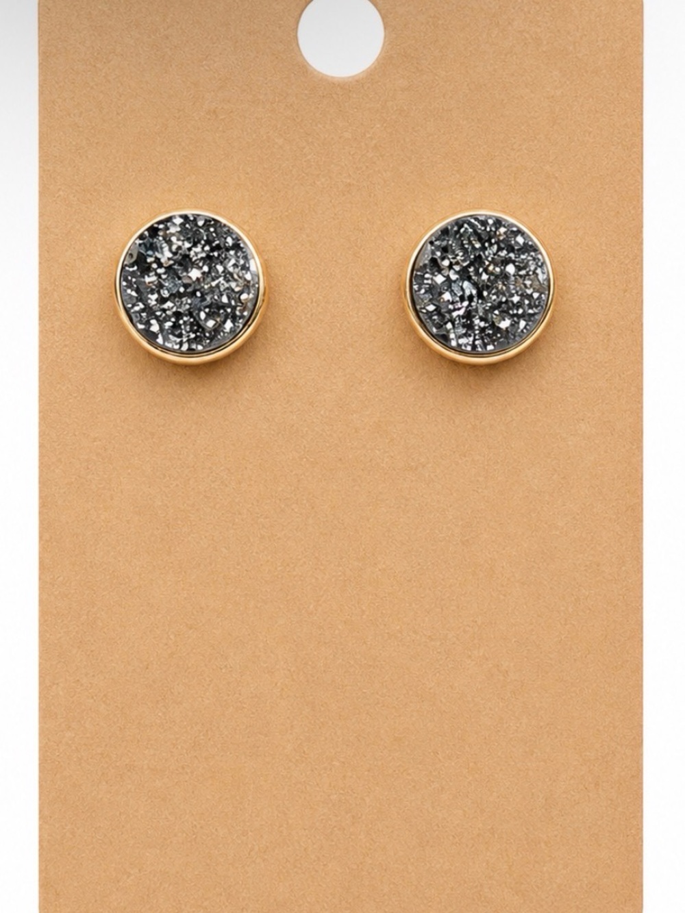 Druzy Sparkle Stud Earrings